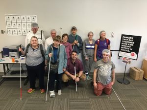 A picture of 10 Heartland Meals participants, including Dana Aard